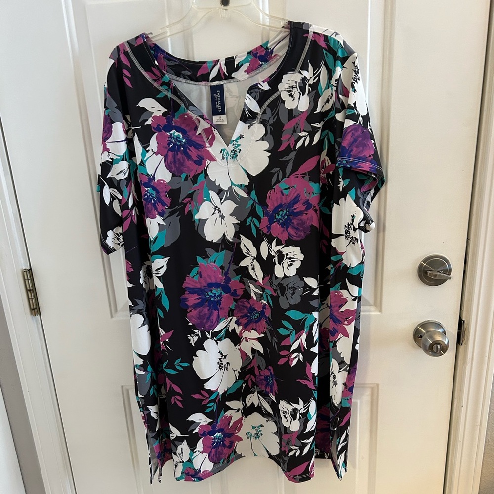 Swim Tunic by Swimsuits for All Size 28 and Swim Shorts Size 24